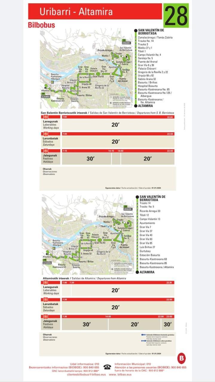 Privatunterkunft A 5 Minutos Andando Del Casco Viejo, Ayuntamiento, Plaza Circular Y Gran Via De Y Proximo A 2 Lineas De Metro Bilbao
